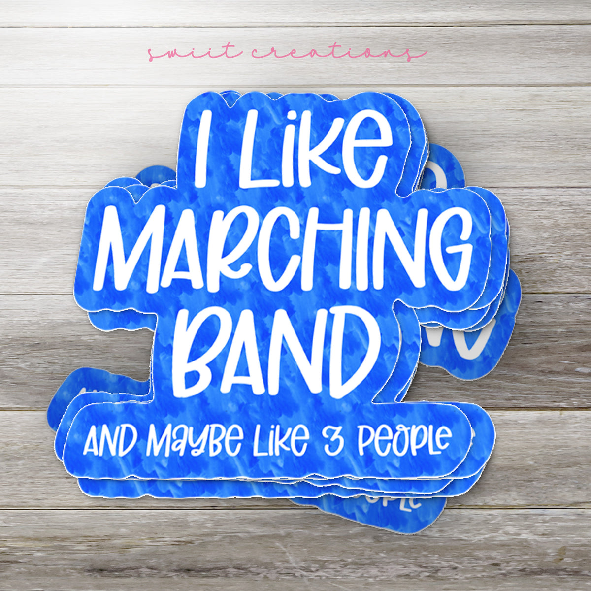 i like marching band and maybe like people