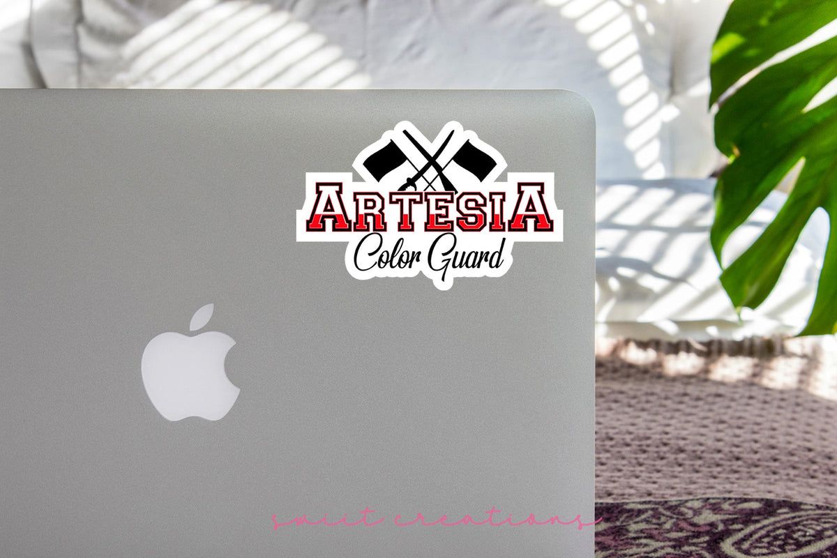 Artesia Pioneers Color Guard Sticker SS282 - Swiit Creations