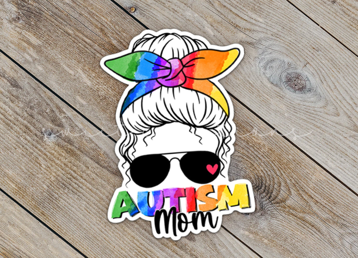 Autism Mom Sticker SS304 - Swiit Creations
