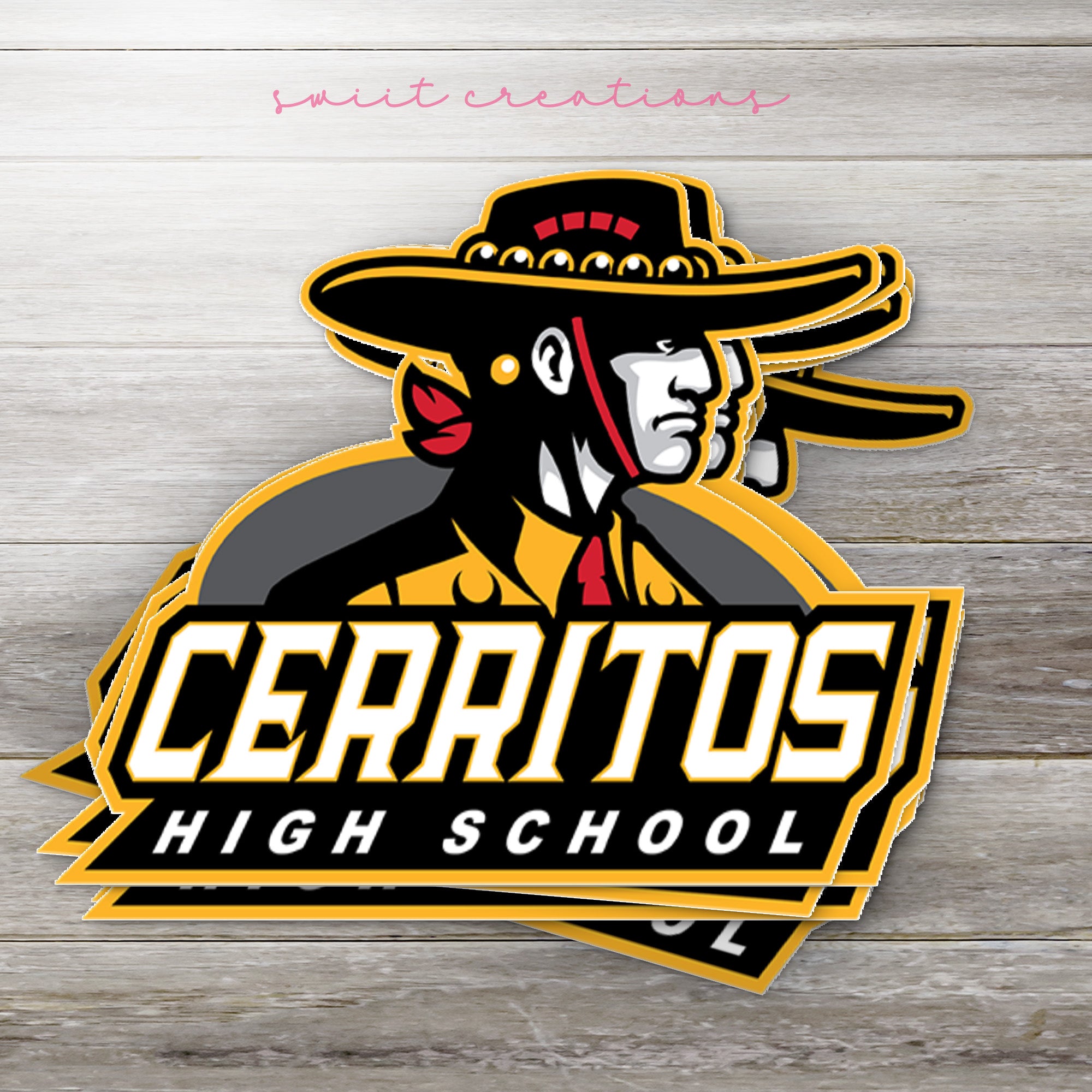 the logo of a high school football team
