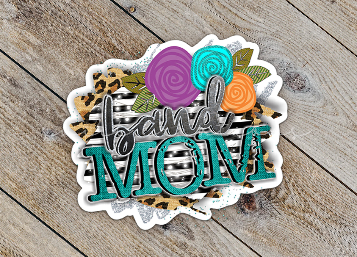 a sticker that says i love you mom