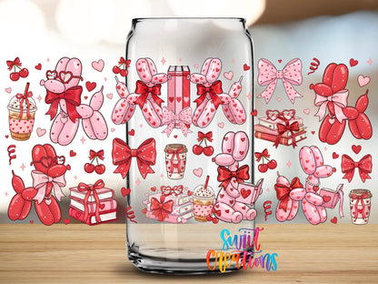 Balloon Valentine UV DTF Transfer Tumbler Wrap | DTF307 - Swiit Creations
