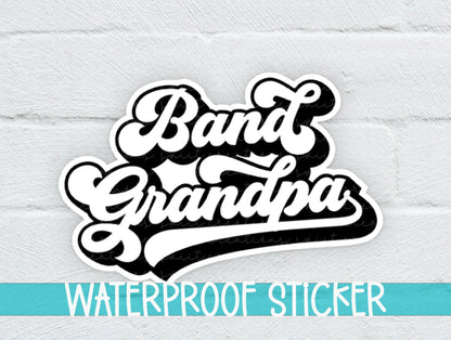 Band Grandpa Sticker SS346 - Swiit Creations
