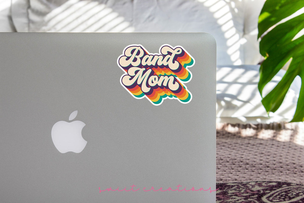 Band Mom Retro Sticker SS329 - Swiit Creations