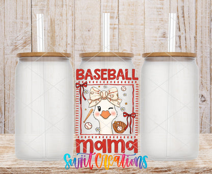 Baseball Mama Goose UV DTF Transfer | UV2149 - Swiit Creations