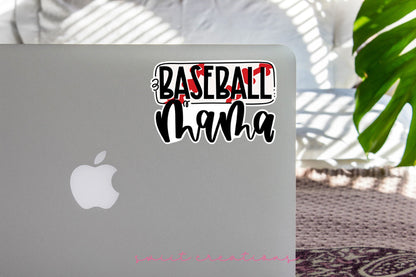 Baseball Mama Sticker SS582 - Swiit Creations