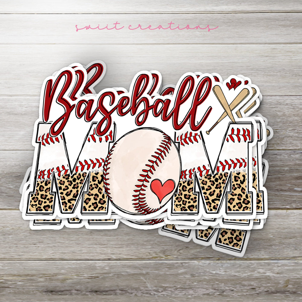 Baseball Mama Sticker SS755 - Swiit Creations