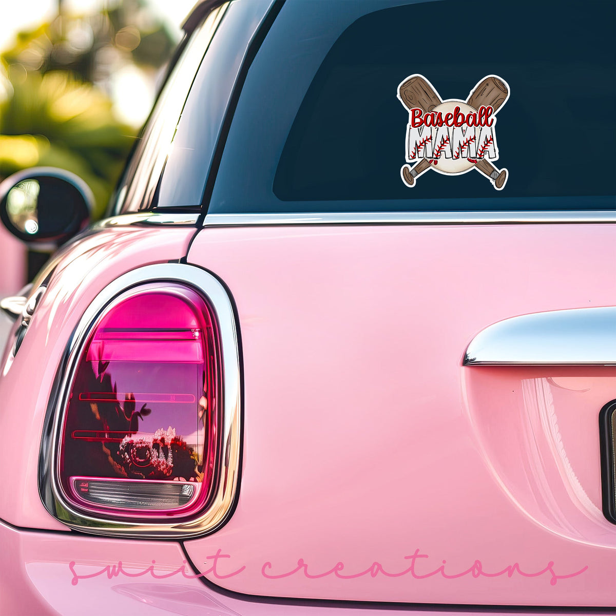Baseball Mama Sticker SS825 - Swiit Creations