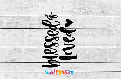 Blessed and Loved Motel Keychain UV DTF Transfer | MK475 - Swiit Creations