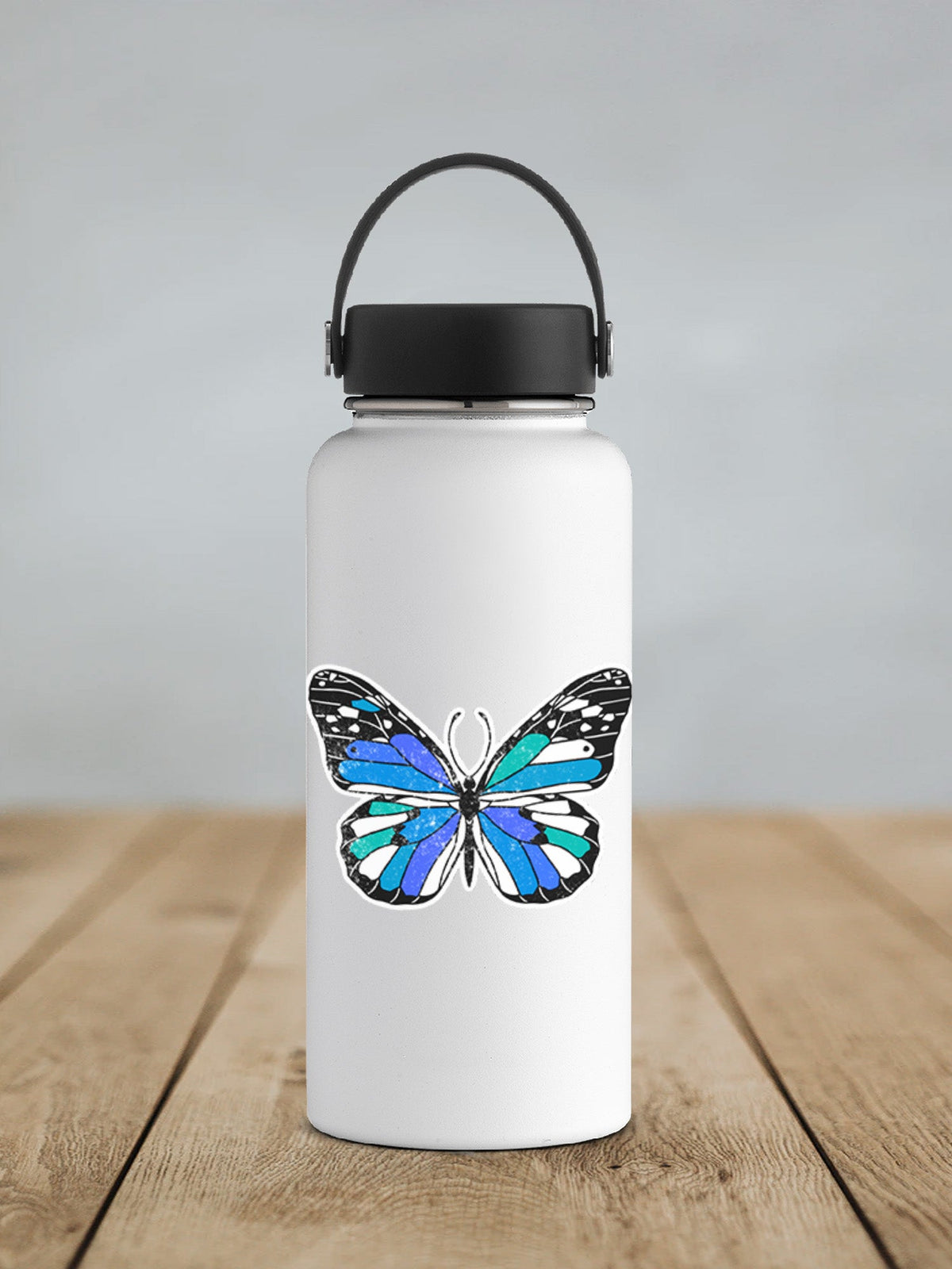 Blue Butterfly Sticker SS361 - Swiit Creations