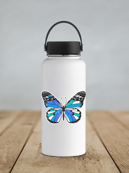 Blue Butterfly Sticker SS361 - Swiit Creations