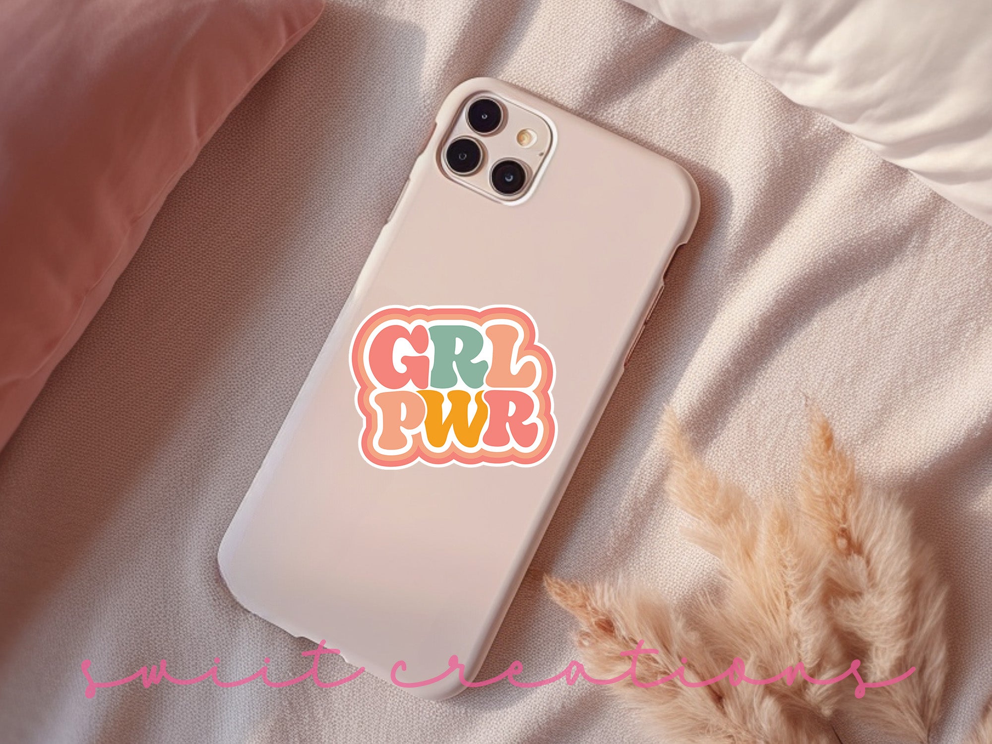 a phone case with the word girl power on it
