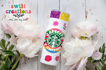 Cafecito y Chisme Tumbler (T560) - Swiit Creations