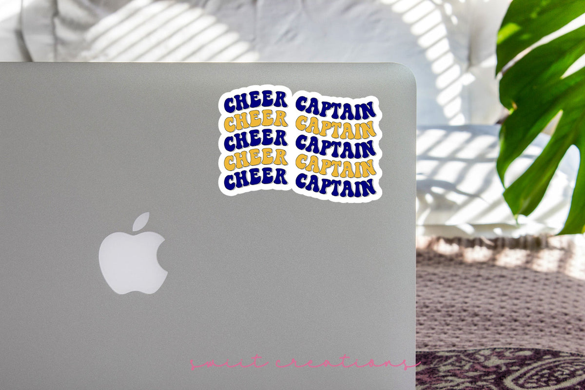 Cheer Captain Sticker SS801 - Swiit Creations