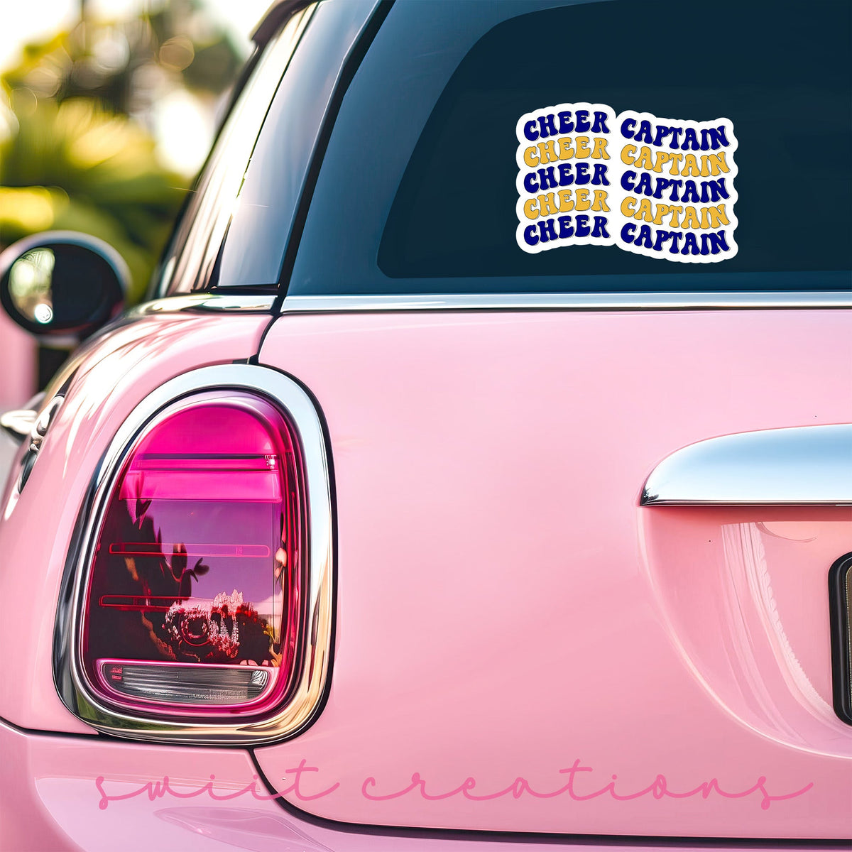 Cheer Captain Sticker SS801 - Swiit Creations