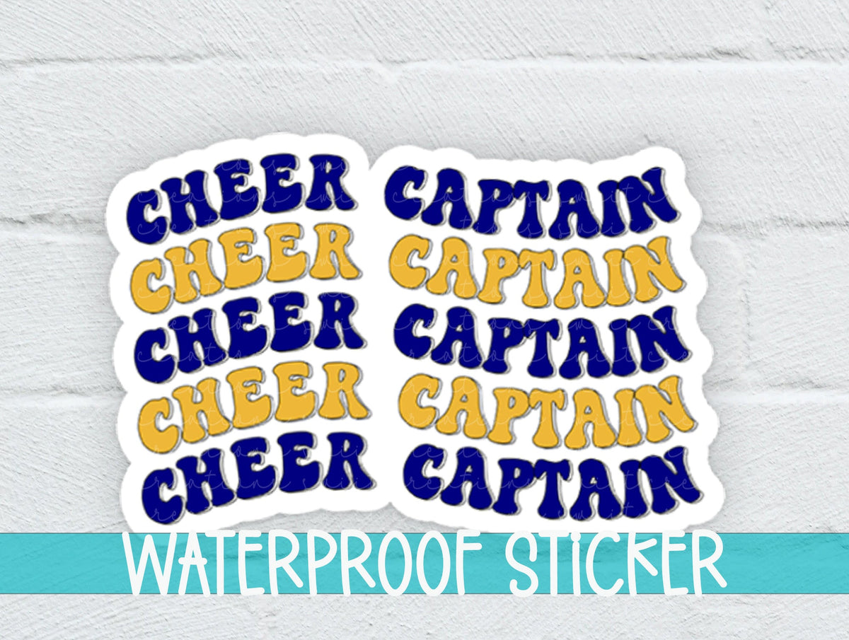 Cheer Captain Sticker SS801 - Swiit Creations
