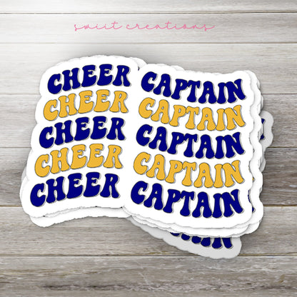 Cheer Captain Sticker SS801 - Swiit Creations