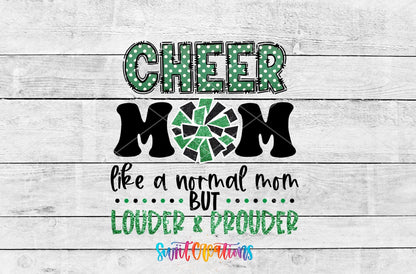 Cheer Mom Like a Normal Mom Only Louder UV DTF Cup Decal | UV1304 - Swiit Creations