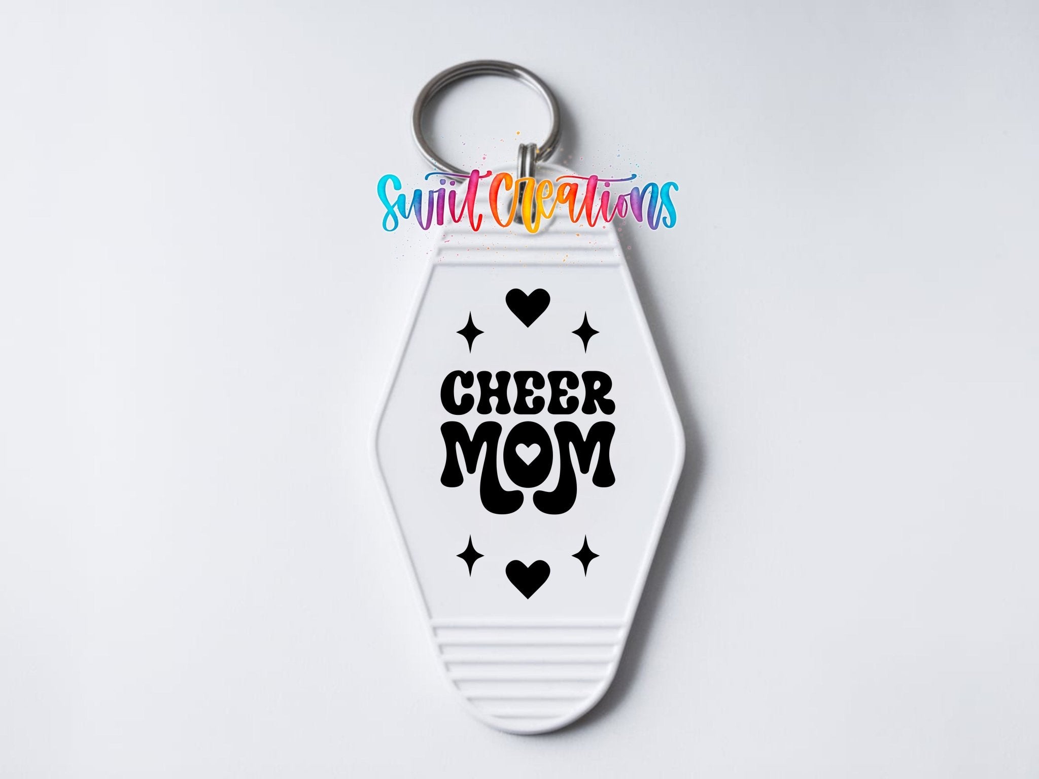 Cheer Mom Motel Keychain UV DTF Transfer | Cheerleading Mom Decal | MK2121 - Swiit Creations