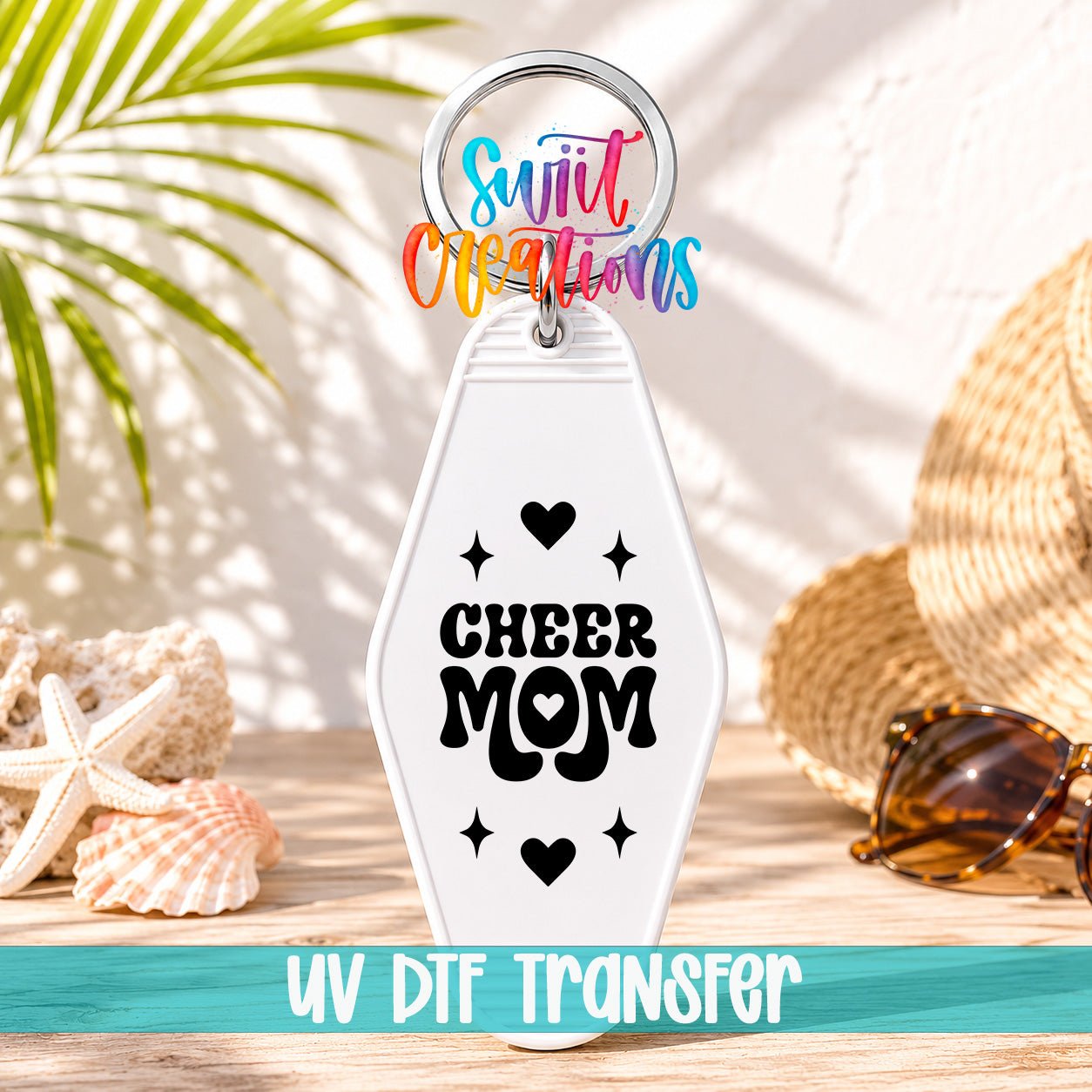 Cheer Mom Motel Keychain UV DTF Transfer | Cheerleading Mom Decal | MK2121 - Swiit Creations