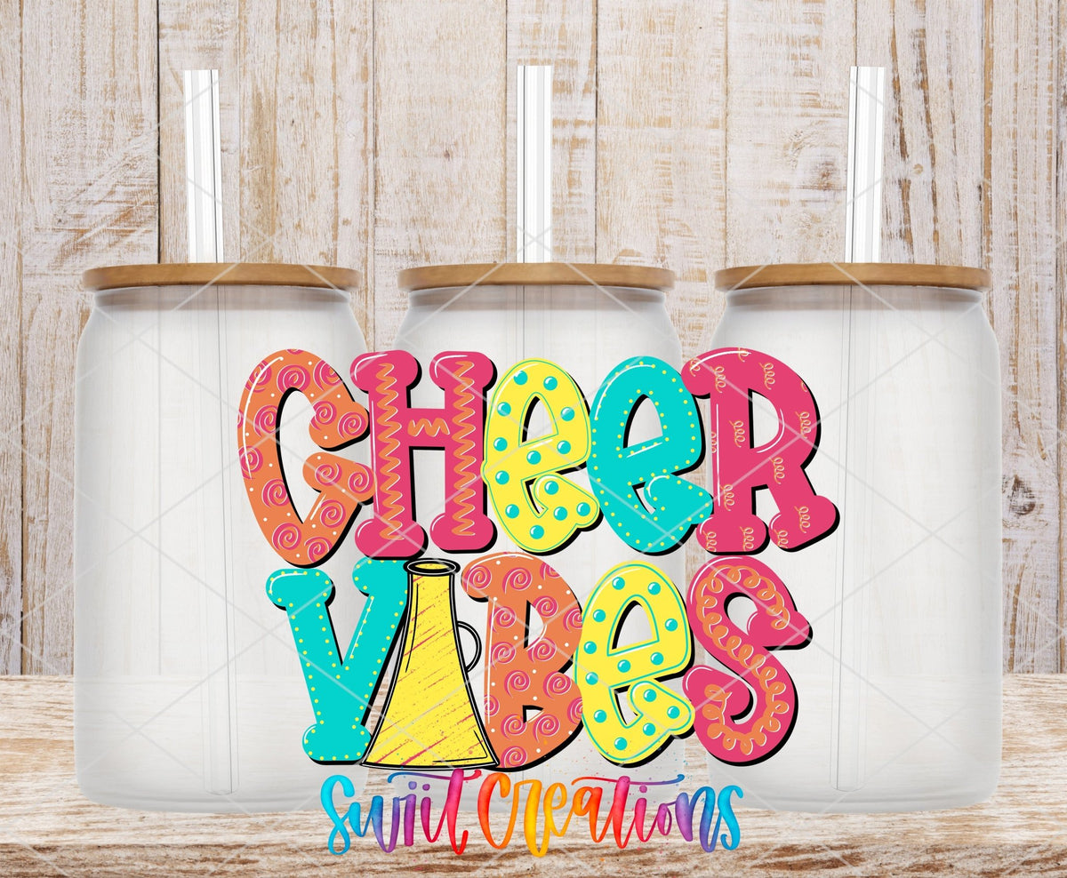 Cheer Vibes UV DTF Decal | UV1138 - Swiit Creations