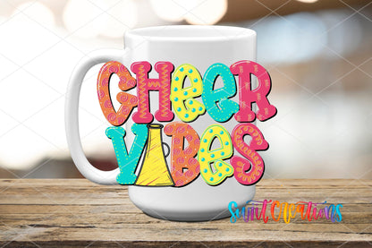 Cheer Vibes UV DTF Decal | UV1138 - Swiit Creations