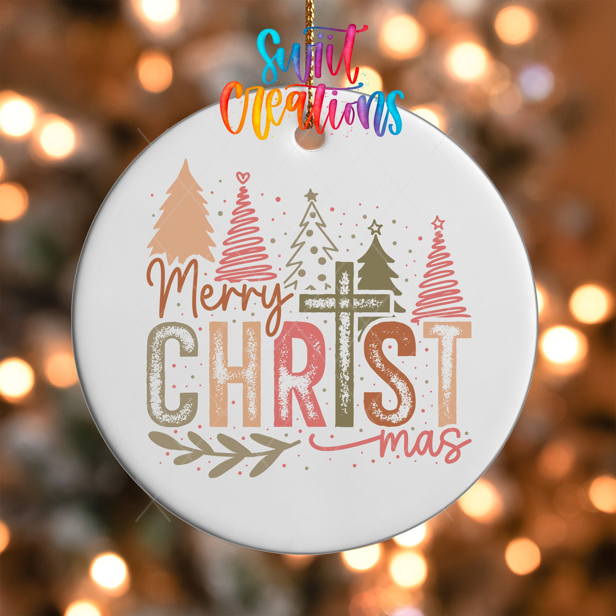 Christmas UV DTF Ornament Transfer | O-1173 - Swiit Creations