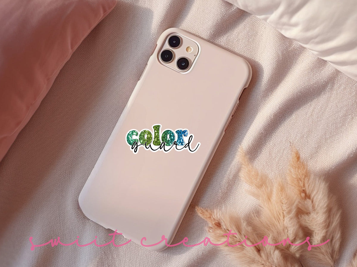 Color Guard Glitter Sticker SS323 - Swiit Creations