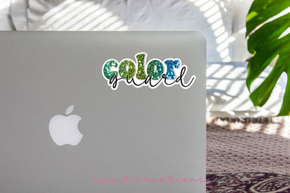Color Guard Glitter Sticker SS323 - Swiit Creations