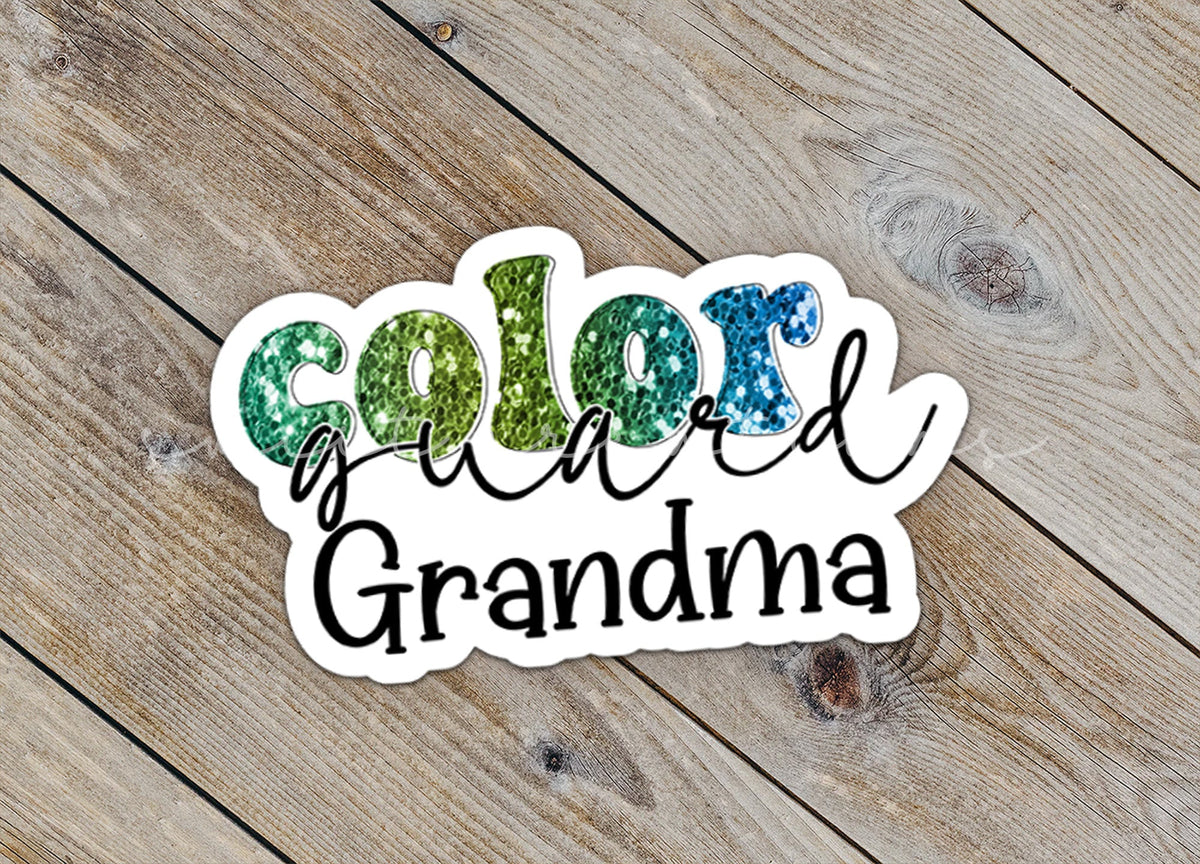 Color Guard Grandma Sticker SS340 - Swiit Creations
