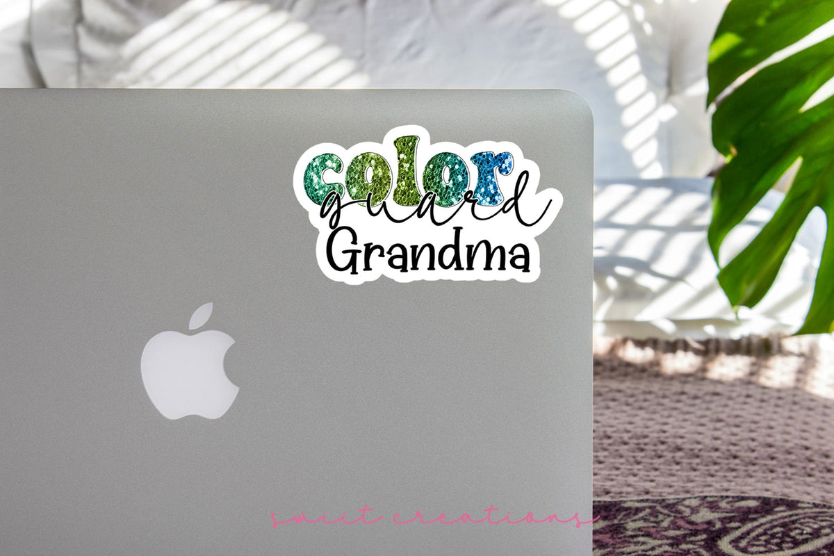Color Guard Grandma Sticker SS340 - Swiit Creations