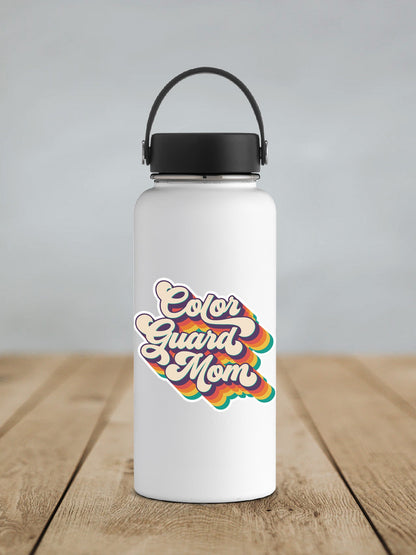 Color Guard Mom Retro Sticker SS327 - Swiit Creations