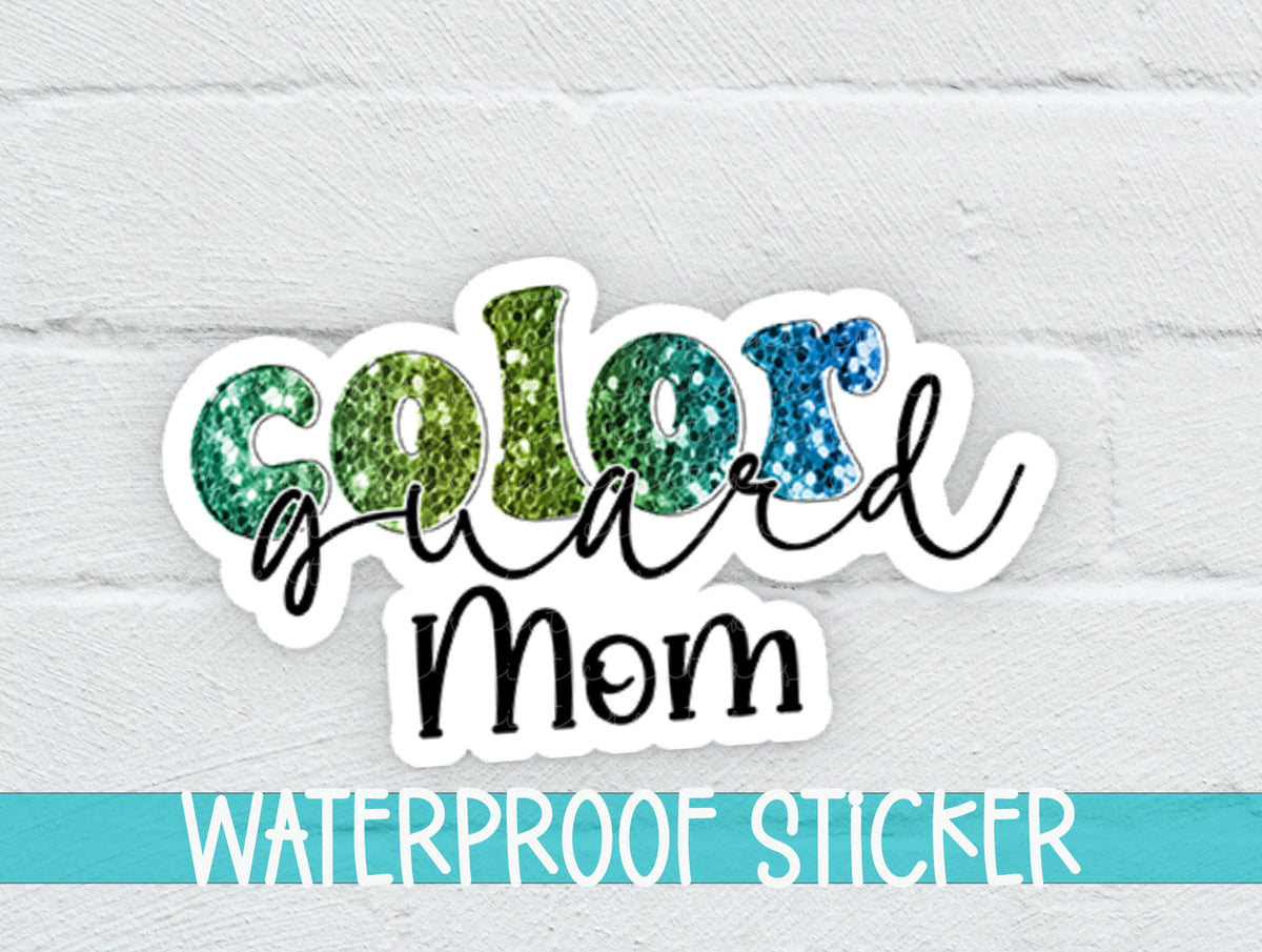 Color Guard Mom Sticker SS344 - Swiit Creations