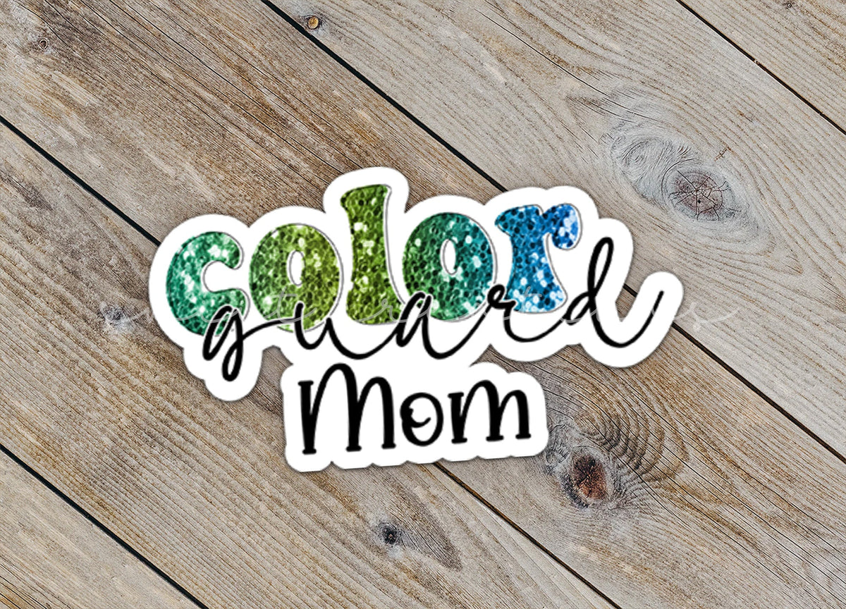 Color Guard Mom Sticker SS344 - Swiit Creations