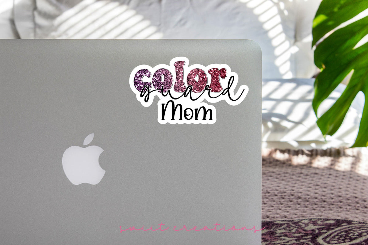 Color Guard Mom Sticker SS693 - Swiit Creations