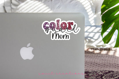 Color Guard Mom Sticker SS693 - Swiit Creations