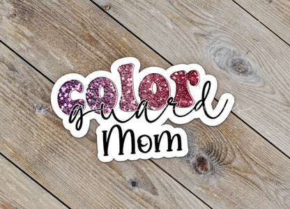 Color Guard Mom Sticker SS693 - Swiit Creations