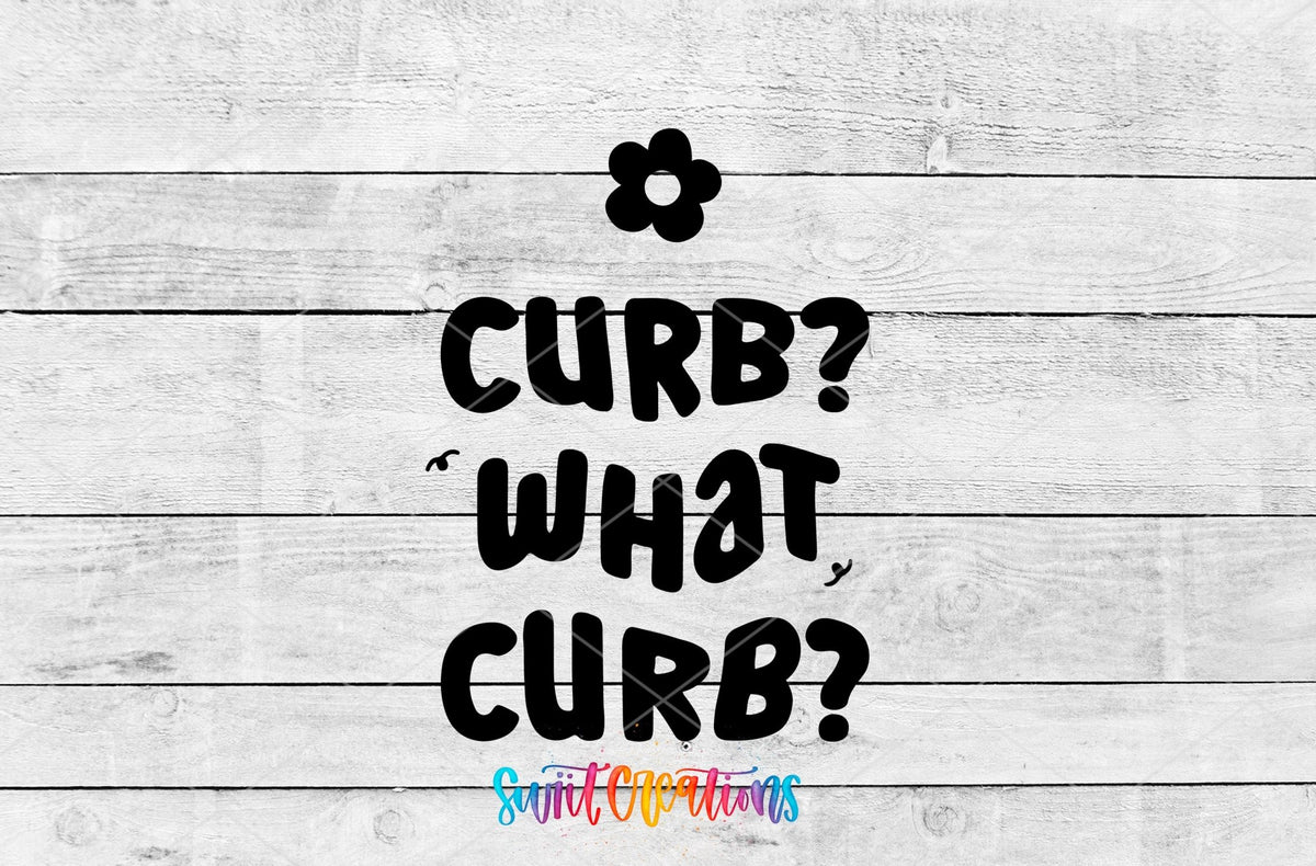 Curb? What Curb? Motel Keychain UV DTF Transfer | Funny Driver Decal | MK2219 - Swiit Creations