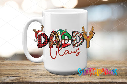 Daddy Claus Christmas UV DTF Cup Decal | UV1222 - Swiit Creations