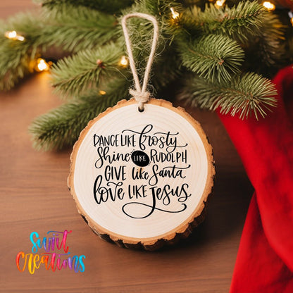 Dance Shine Give Love UV DTF Ornament Transfer | O-1564 - Swiit Creations