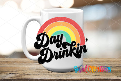 Day Drinkin' UV DTF Cup Decal | UV658 - Swiit Creations
