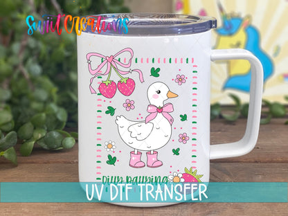 Dilly Dallying Goose UV DTF Transfer | UV2150 - Swiit Creations
