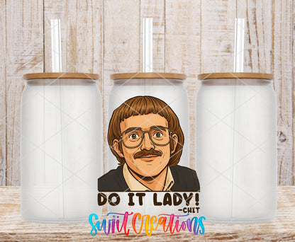 Do It Lady! UV DTF Decal | Funny Retro Humor Decal | UV1537 - Swiit Creations