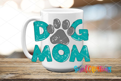 Dog Mom UV DTF Cup Decal | UV645 - Swiit Creations