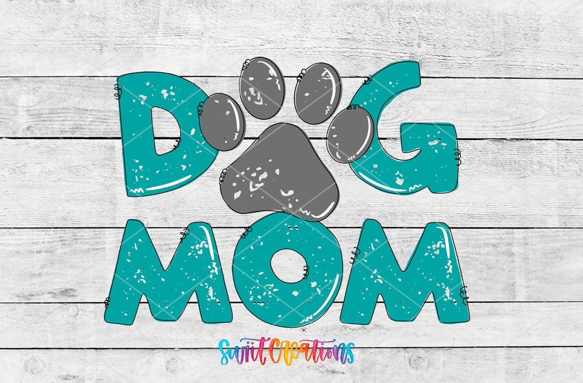 Dog Mom UV DTF Cup Decal | UV645 - Swiit Creations