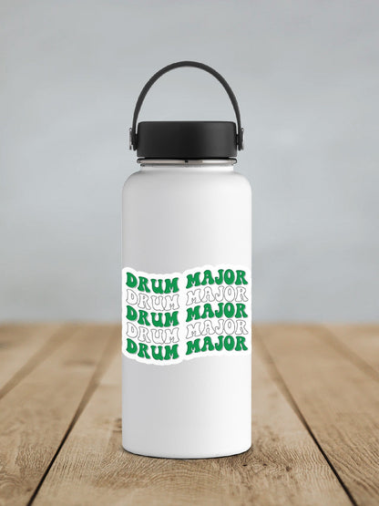 Drum Major Sticker Green and White SS836 - Swiit Creations