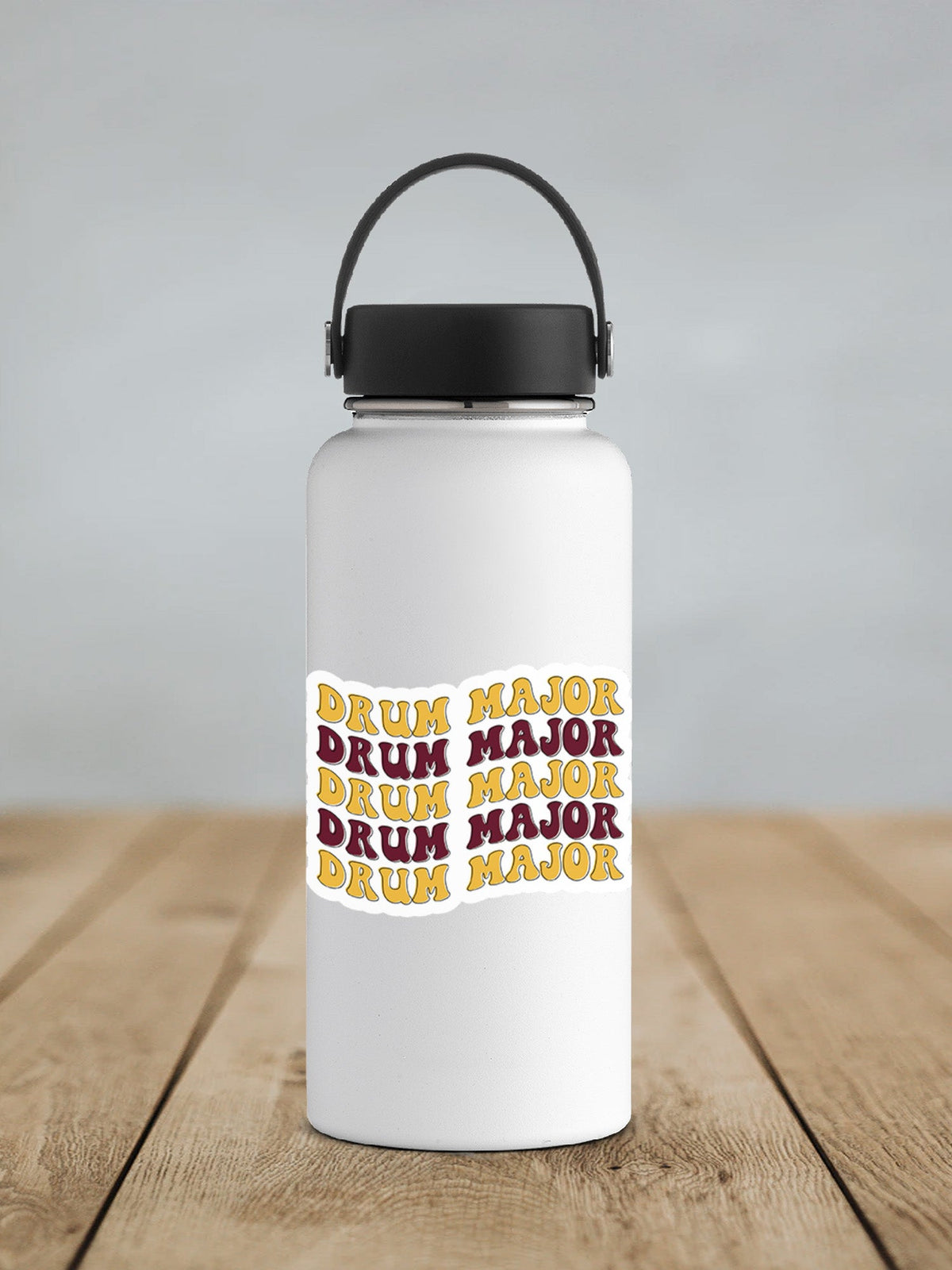Drum Major Sticker Maroon and Gold SS581 - Swiit Creations