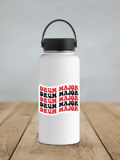 Drum Major Sticker Red and Black SS718 - Swiit Creations