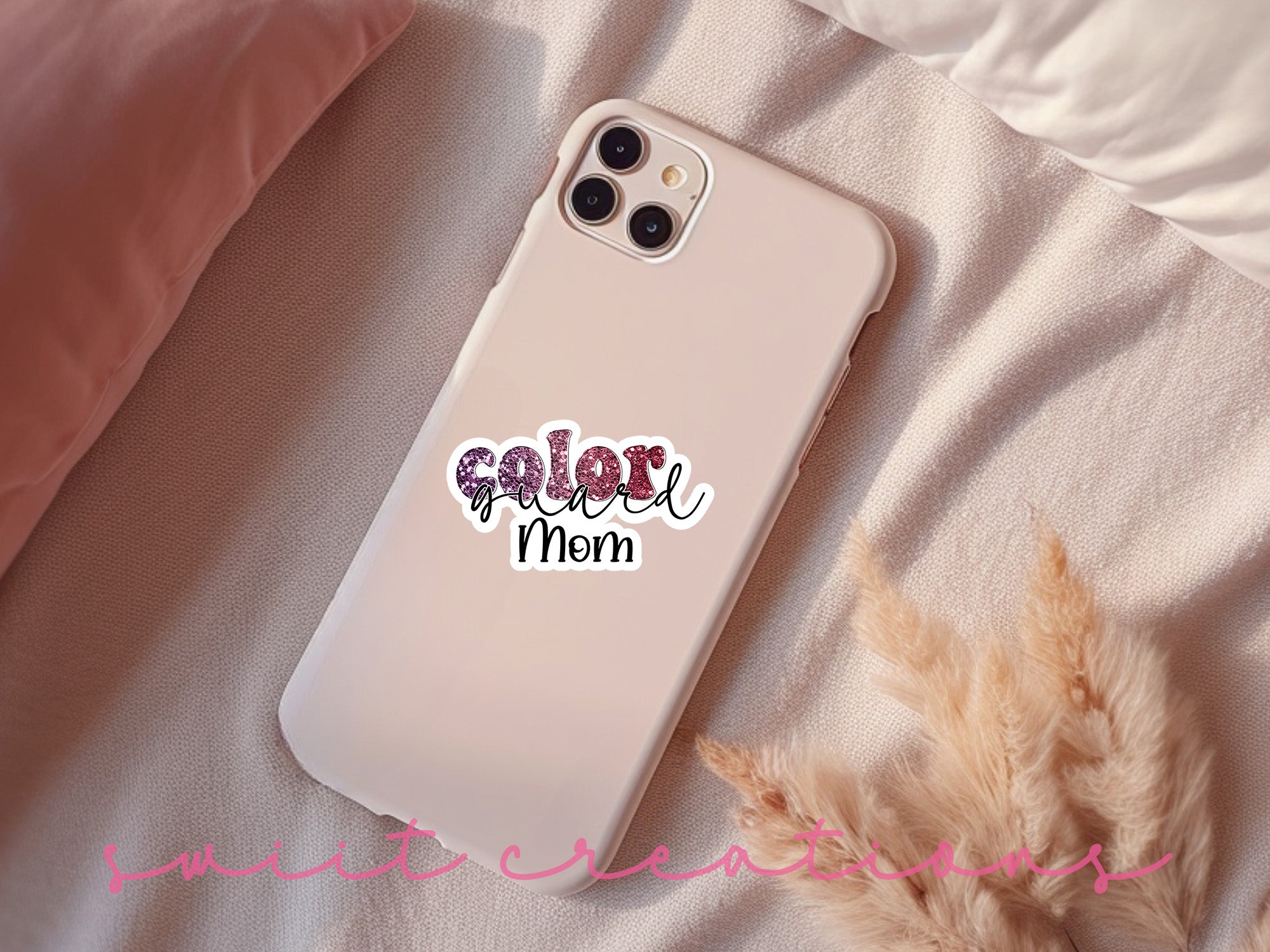 a phone case with the word color mom on it