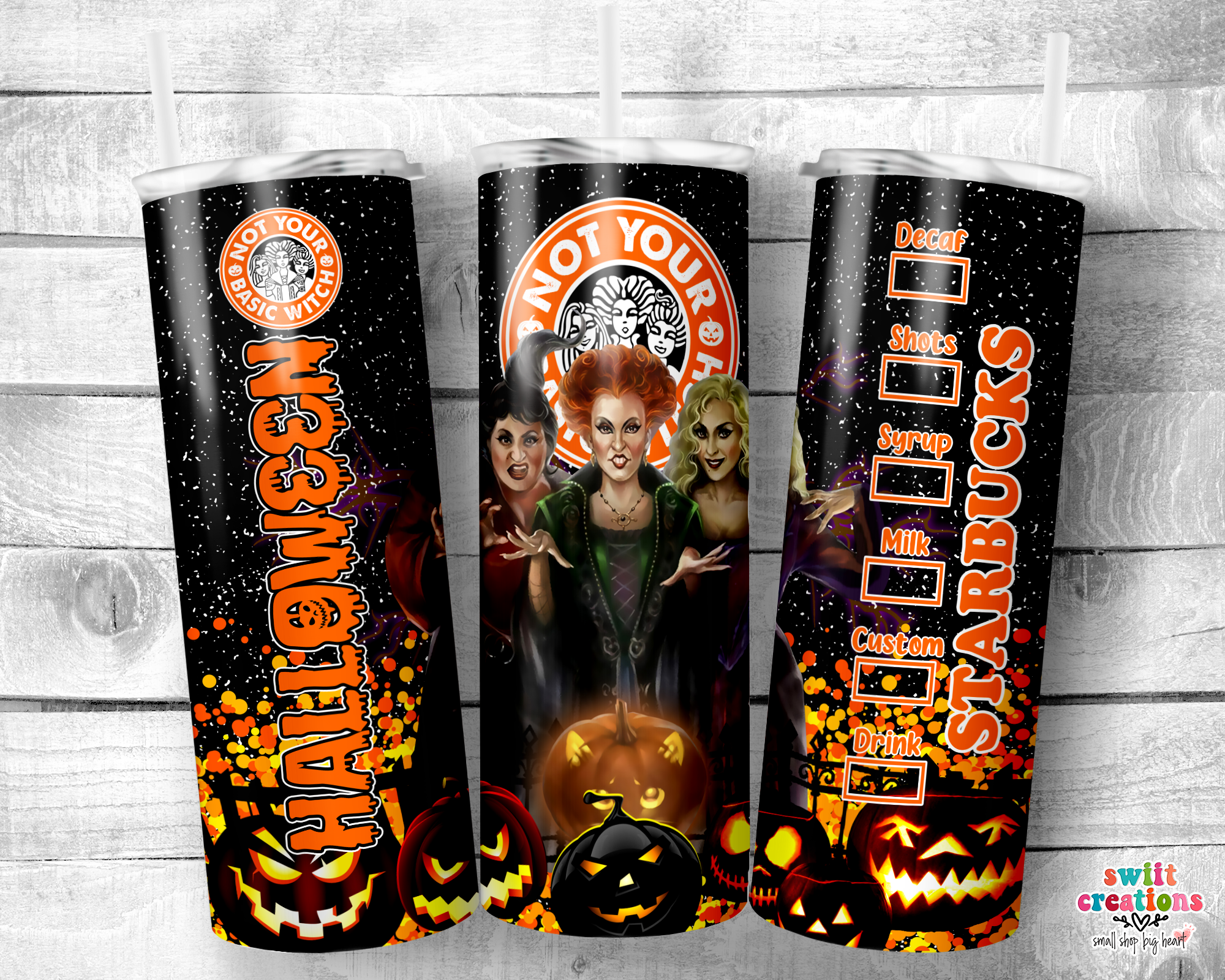 HP SBUX Halloween Tumbler (T369)